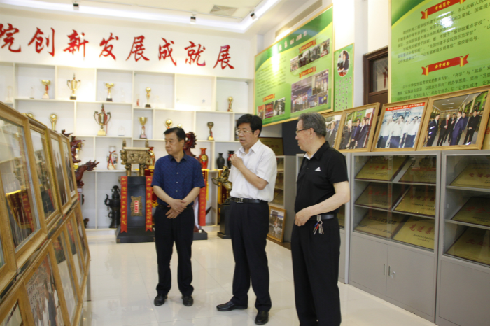 德州市委常委、宣传部长、市委教育工委书记景文新来学院调研开学复课工作